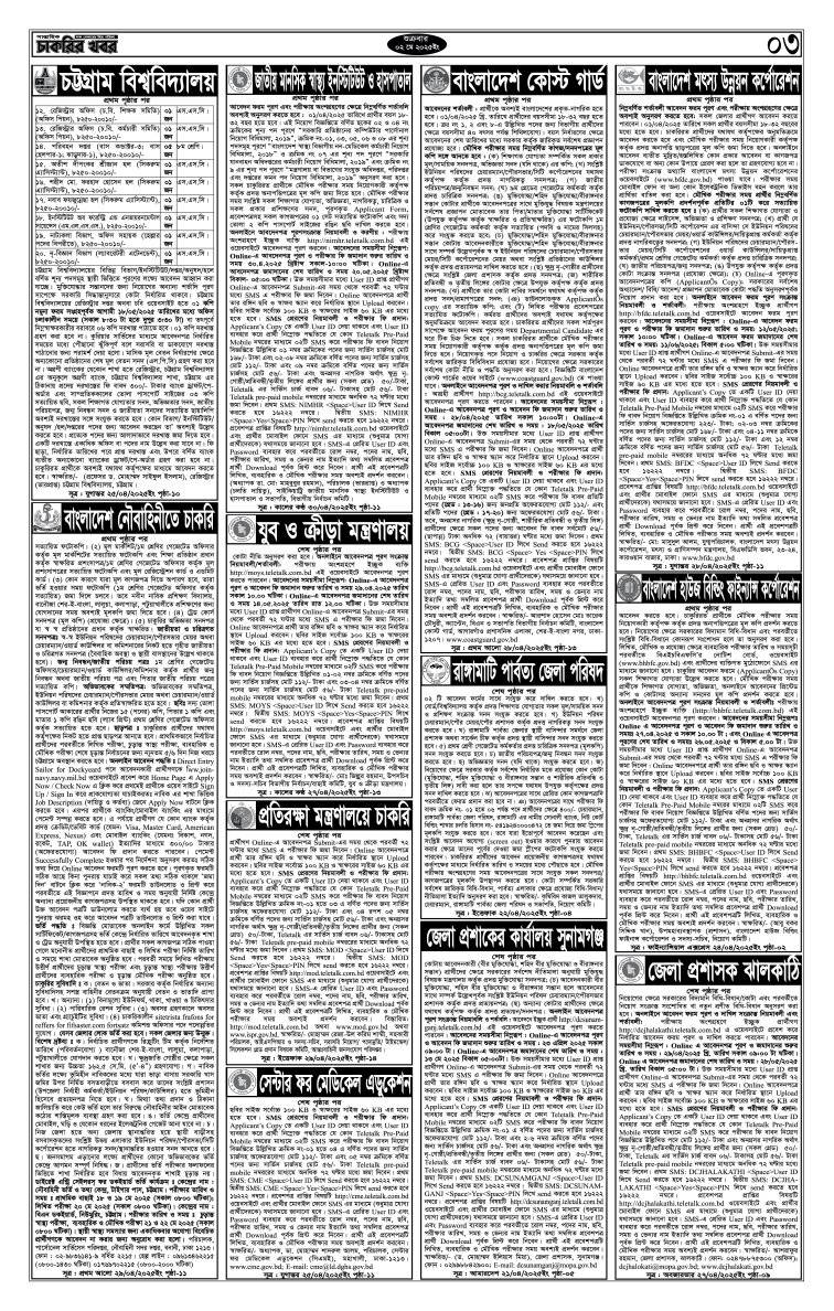 Saptahik Chakrir Khobor, সাপ্তাহিক চাকরির খবর, Saptahik Chakrir Khobor Potrika 02/05/2025, সাপ্তাহিক চাকরির খবর পত্রিকা,