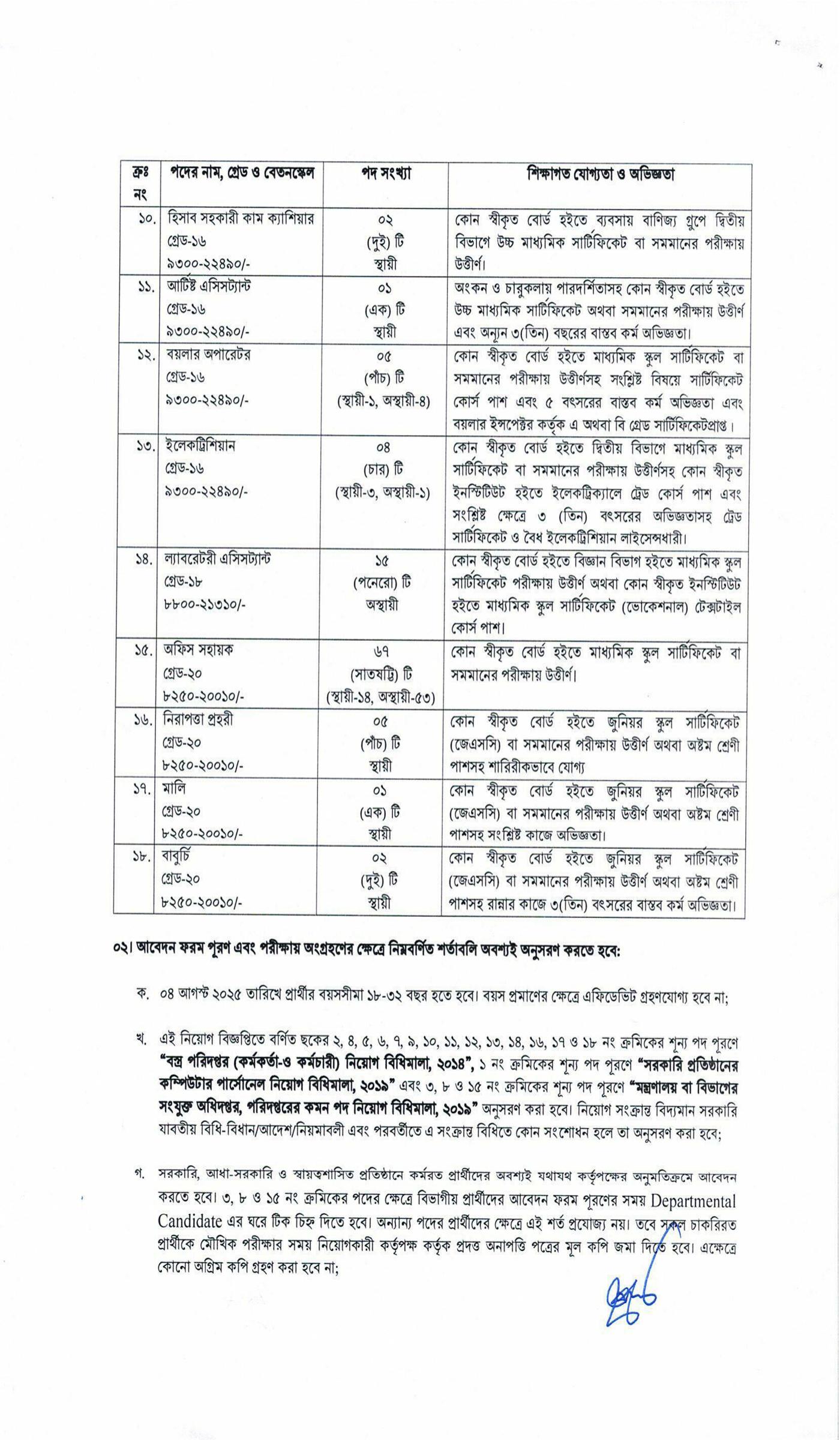 বস্ত্র অধিদপ্তর নিয়োগ বিজ্ঞপ্তি ২০২৫, Department of Textiles (DOT) Job Circular 2025, DOT Job Circular 2025,  gov job, govt job bd, govt job circular 2025, govt job circular bd, সরকারি চাকরি, সরকারি চাকরির খবর, সরকারি চাকরির খবর ২০২৫, 