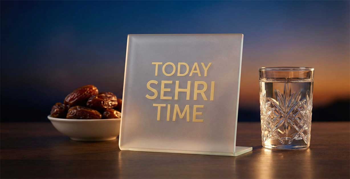 Today Sehri Time